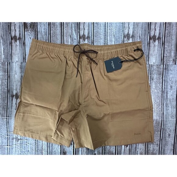 Filson Green River Water Shorts sz 2XL color Flax Brown NWT mspr $85 - Picture 1 of 4